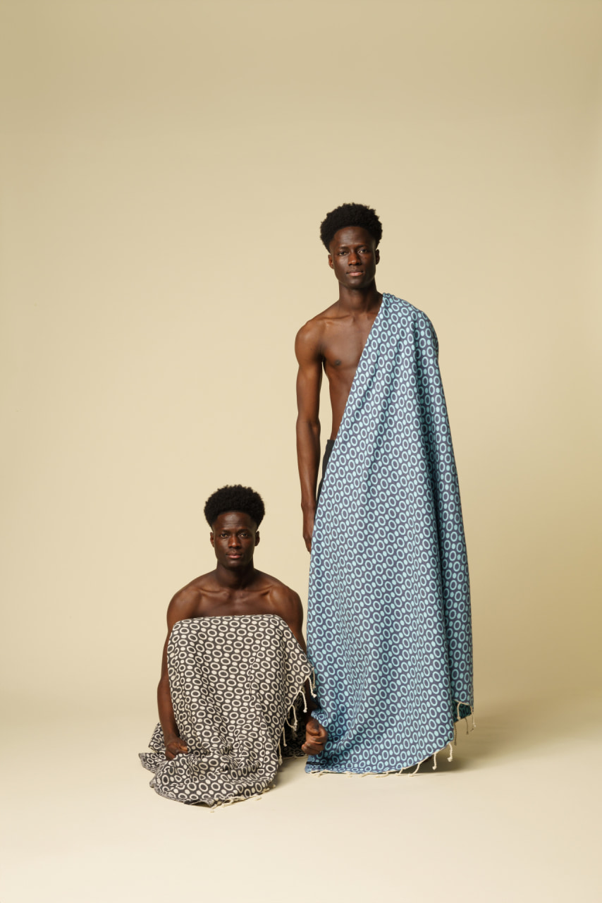 Futah - Pulse Bleu Serviette de Plage XL (6)