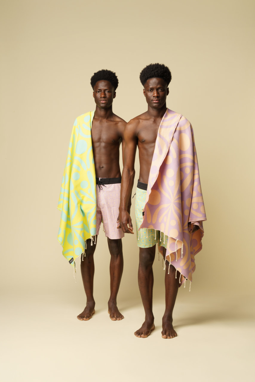 Futah - Short de Baño Moca & Violeta Flora (9)