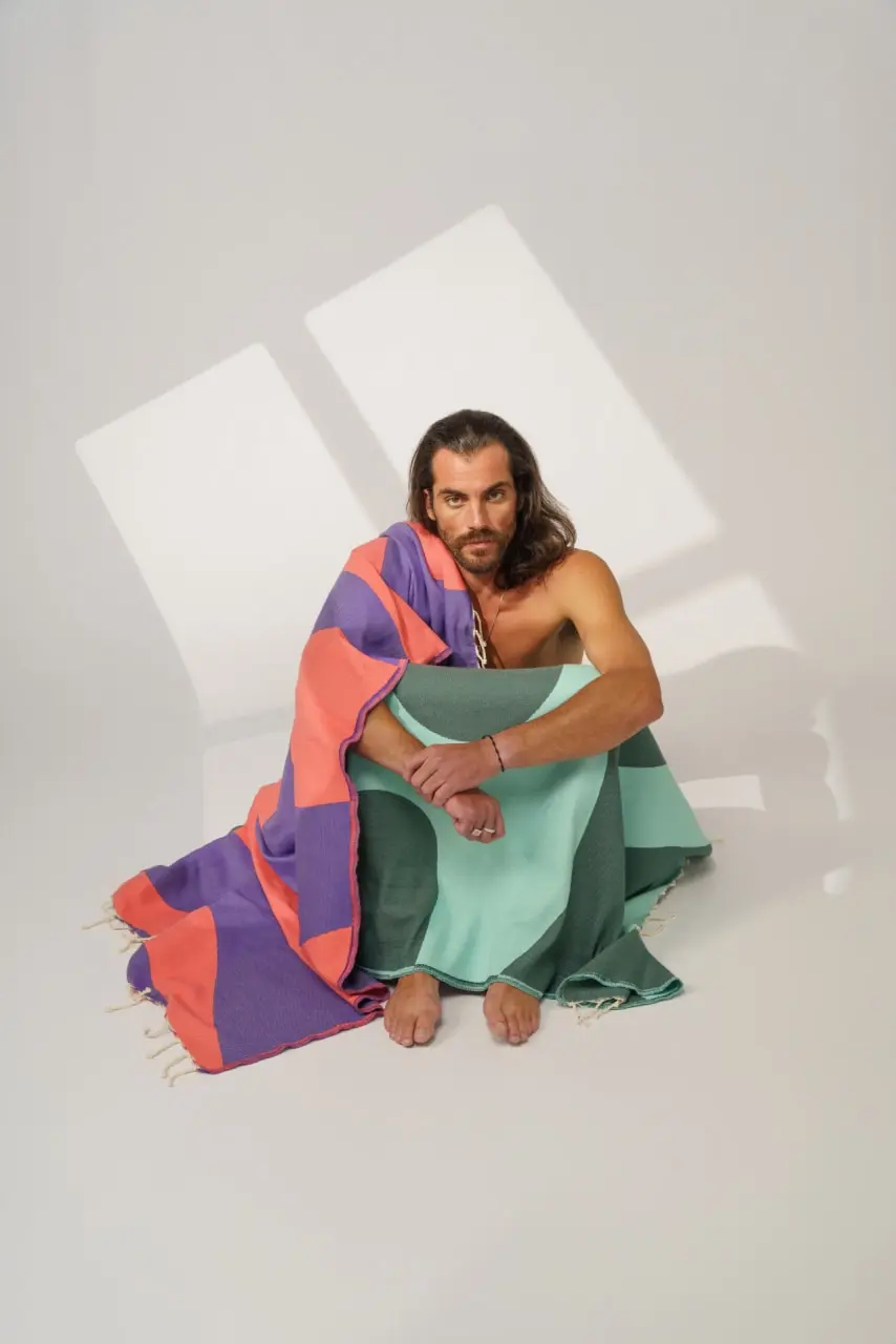 Futah - Aether Pourpre Serviette de Plage (8)