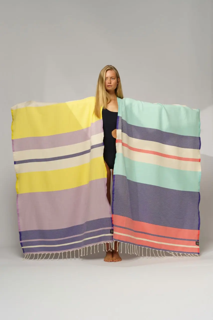 Futah - Papua Púrpura & Agua Toalla de Playa (5)