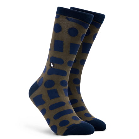 Futah Calcetines Big Shells Azul y Seco