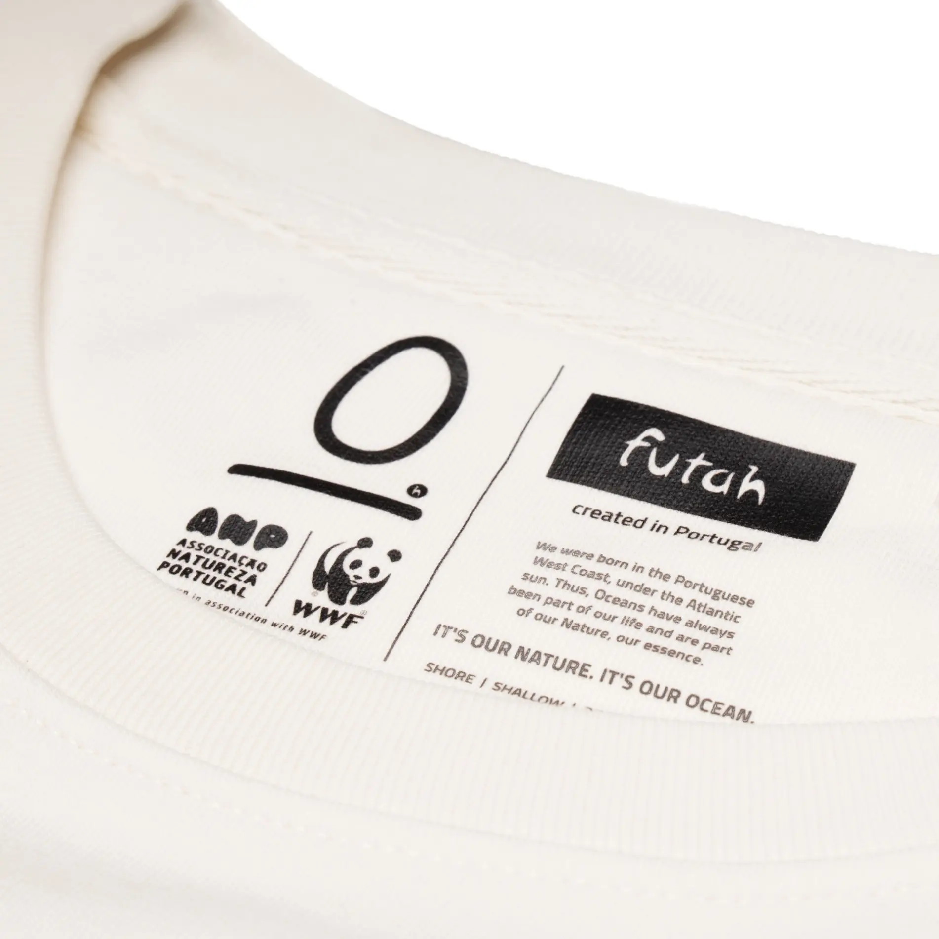 Futah - Sweatshirt Blanc Coton Biologique - Lisboa (3)