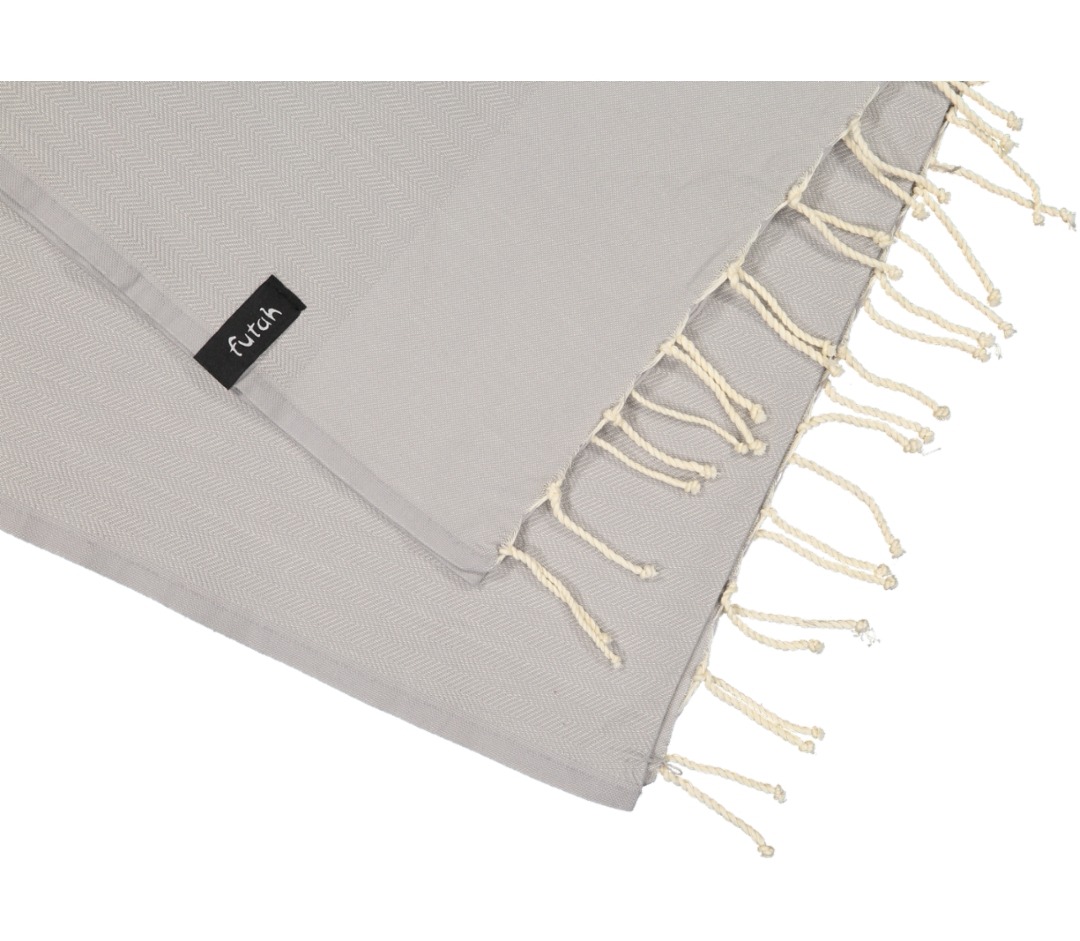 Futah - Ericeira Grey Beach Blanket (2)