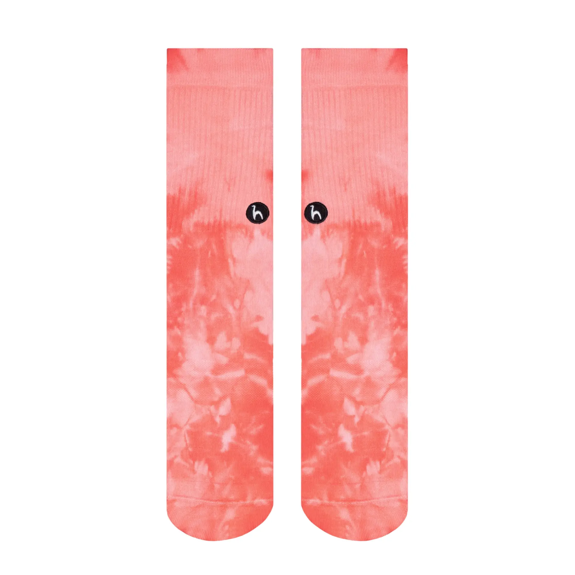 Futah - Chaussettes Tie Dye Corail (2)