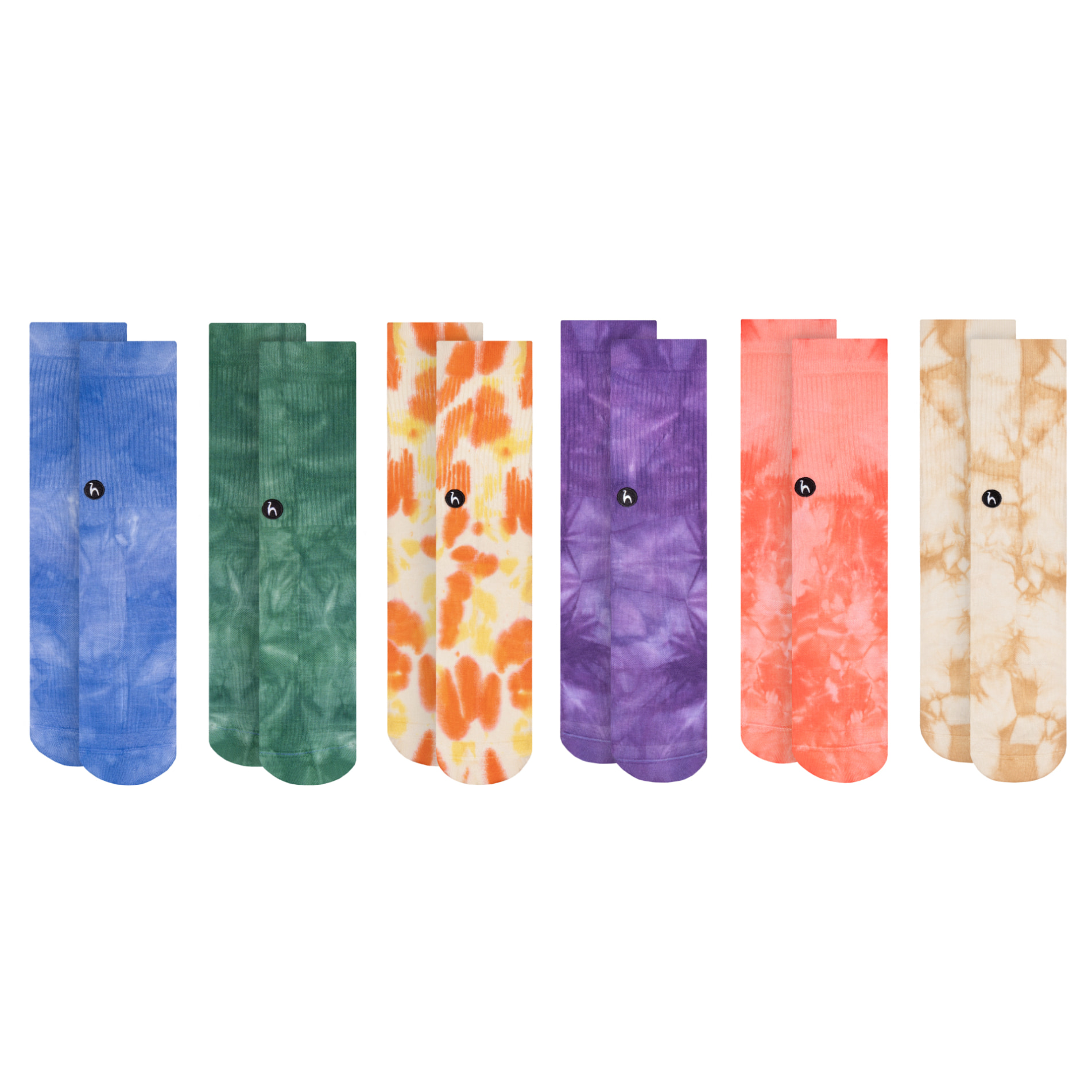 Futah - 6-Pack Calcetines Tie Dye (1)