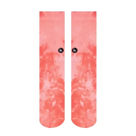 Chaussettes Tie Dye Corail (2)