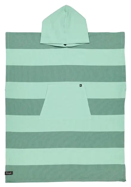 Bedu Vert & Vert Clair Poncho 