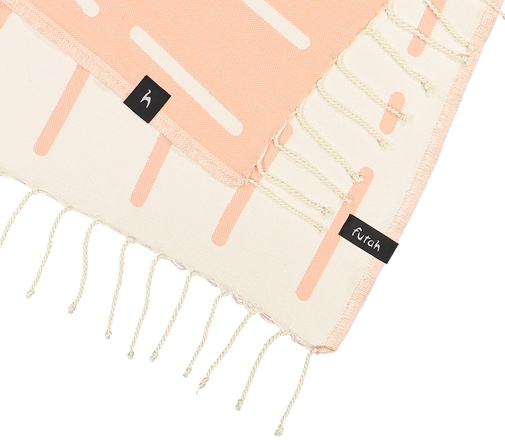 Futah - Nefua Corail Serviette de Plage (3)
