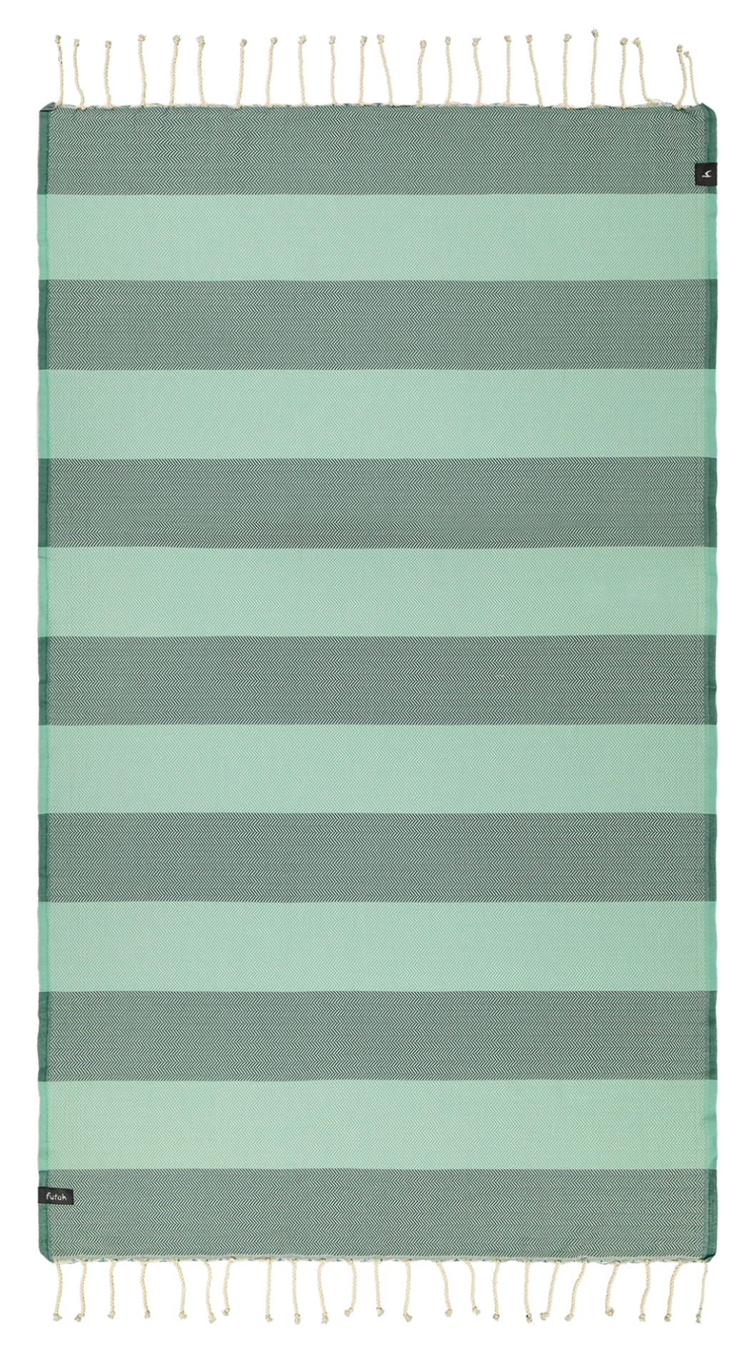 Futah - Bedu Green & Green Beach towel  (1)