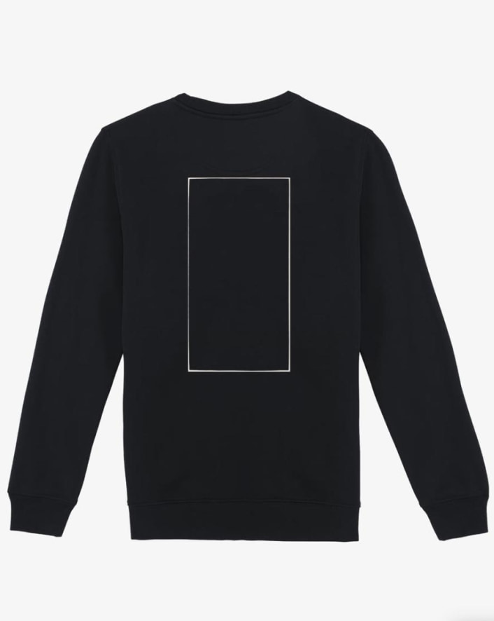 Futah - Sudadera Negro Algodón Orgánico - Lisboa (2)