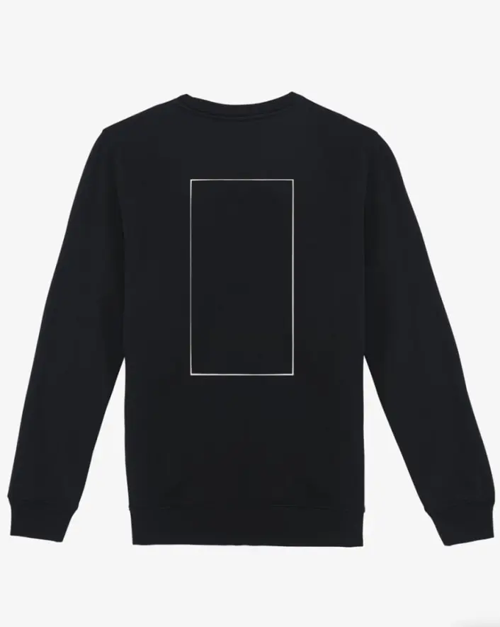 Futah - Sudadera Negro Algodón Orgánico - Lisboa (2)