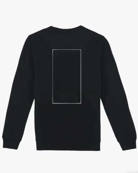 Black Organic Cotton Sweatshirt - Lisboa (2)