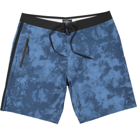 Short de bain Tie Dye Bleu Gris