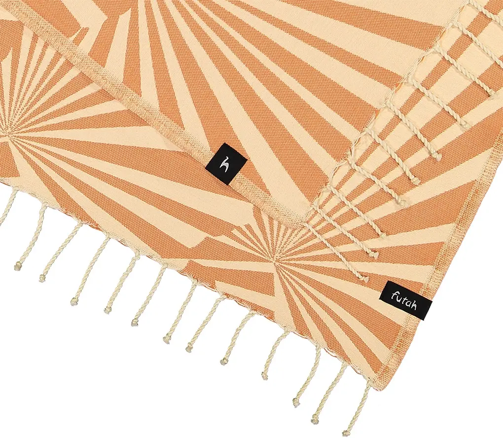 Futah - Taiga Abricot Serviette Individuelle (2)