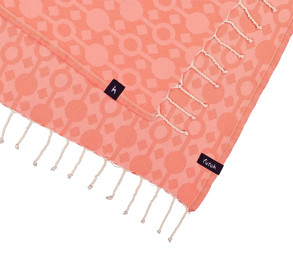 Futah - Amazónica Coral Toalla de playa (3)