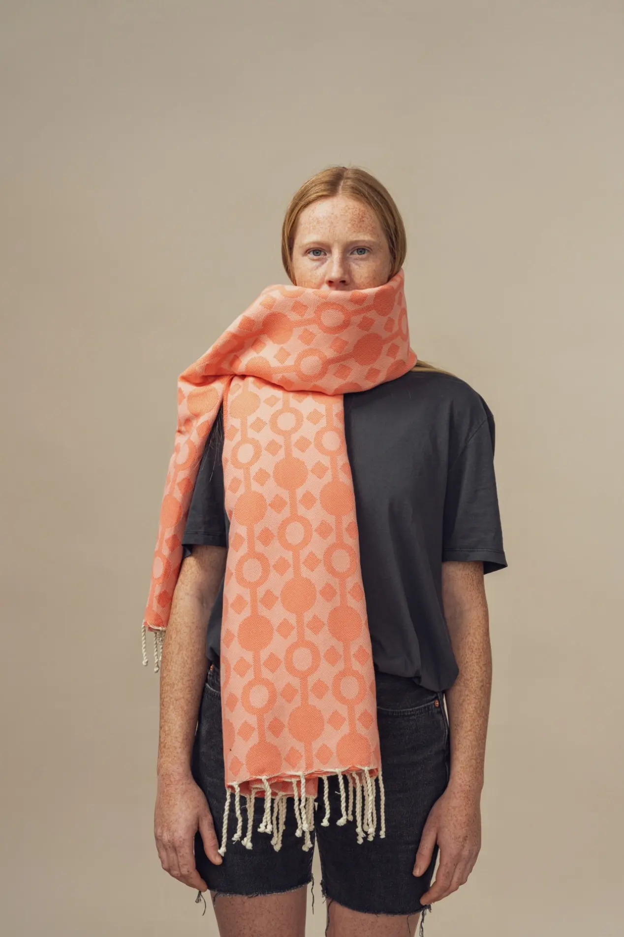 Futah - Amazónica Coral Toalla de playa (4)