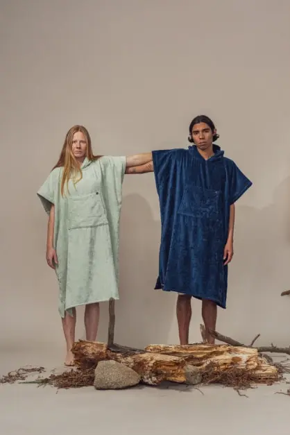 Ericeira Vert Poncho Épongé  (2)