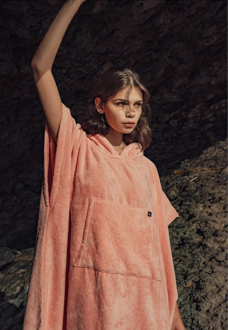 Futah - Ericeira Corail Poncho Épongé  (5)