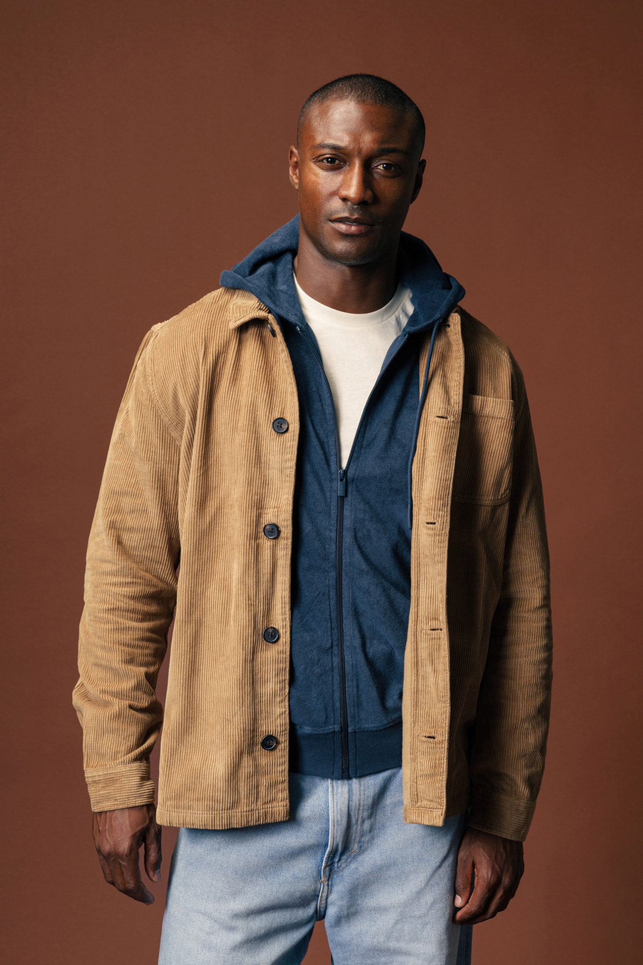 Futah - Chaqueta de pana beige (4)