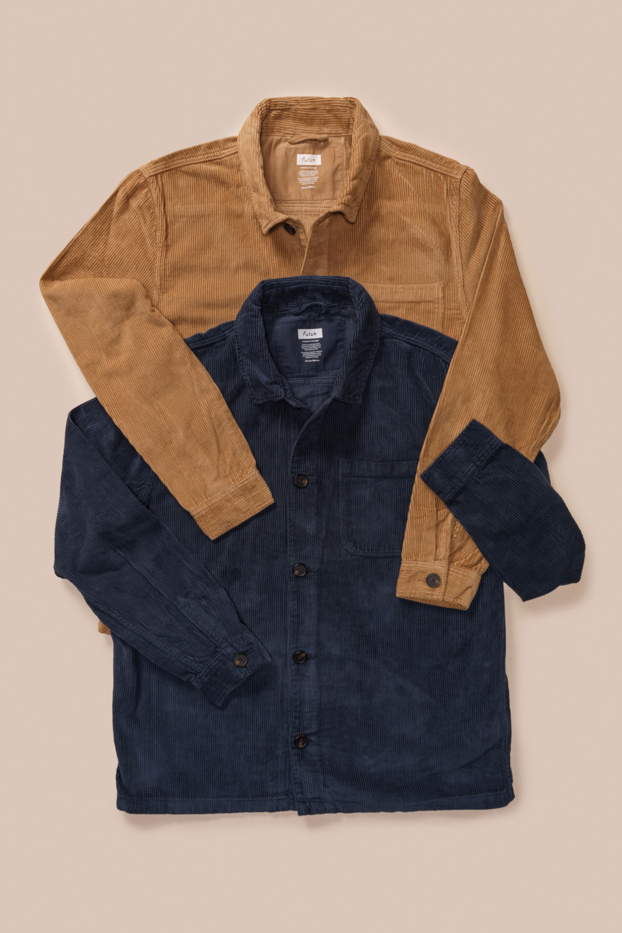 Futah - Chaqueta de pana Azul (2)