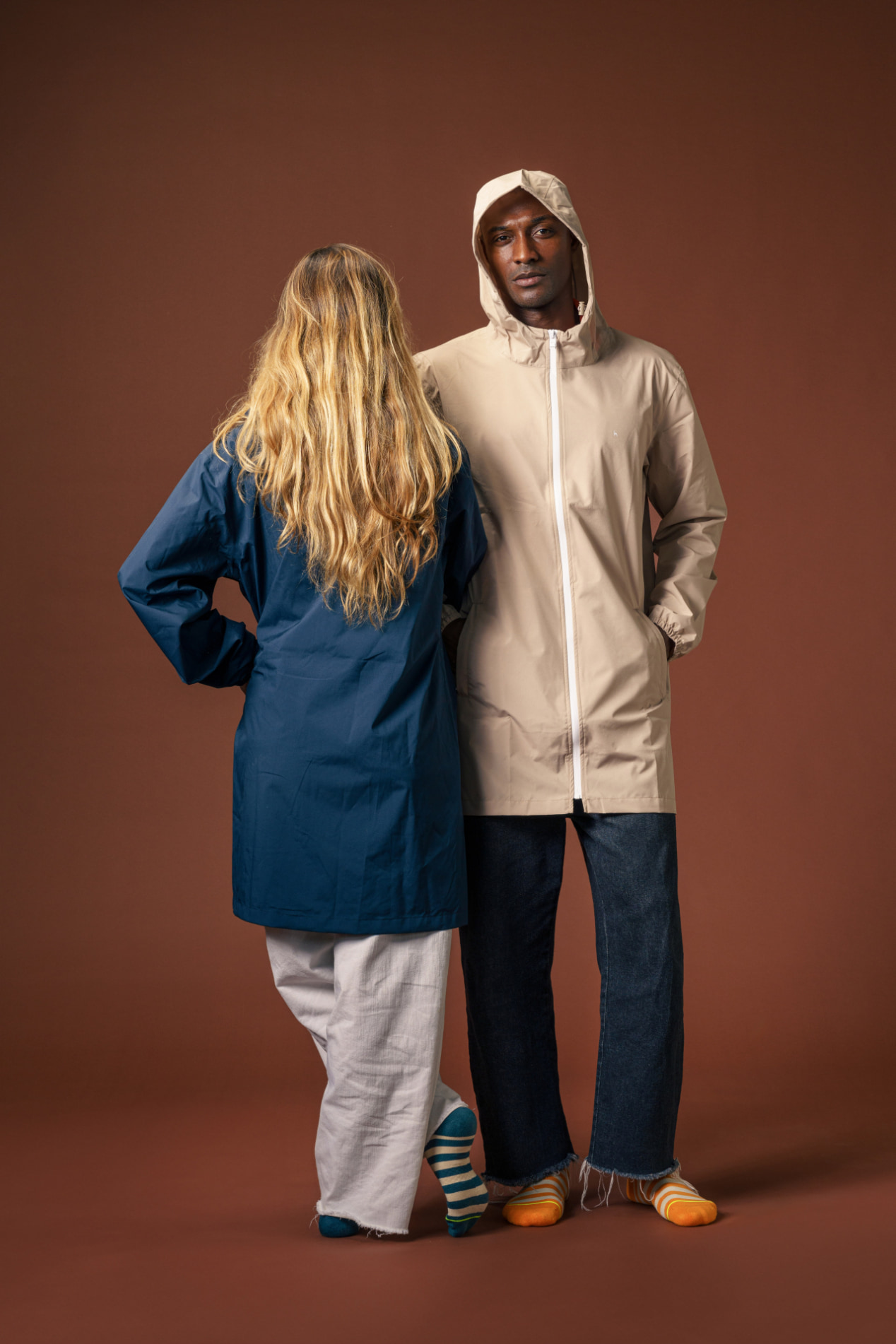 Futah - Parka Impermeable Beige (6)