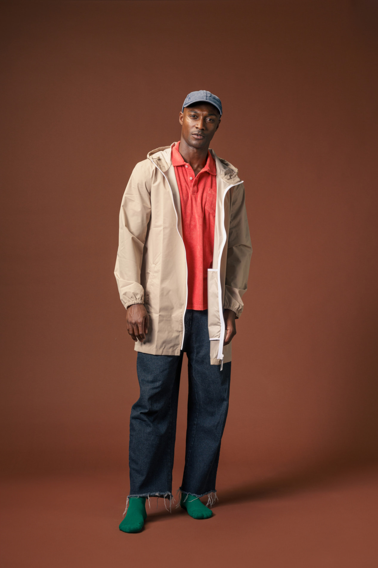 Futah - Parka Impermeable Beige (4)