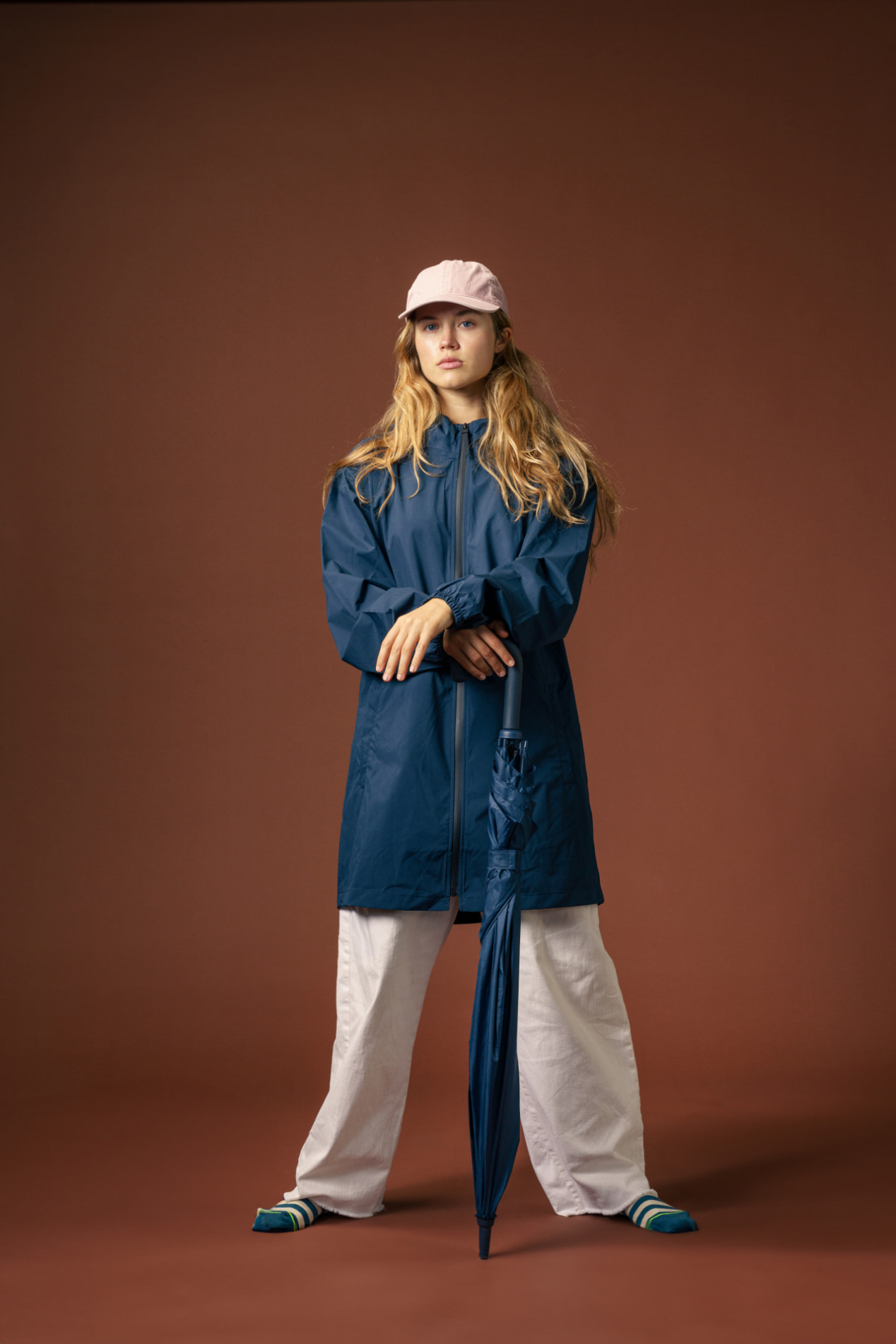 Futah - Parka Impermeable Azul (5)