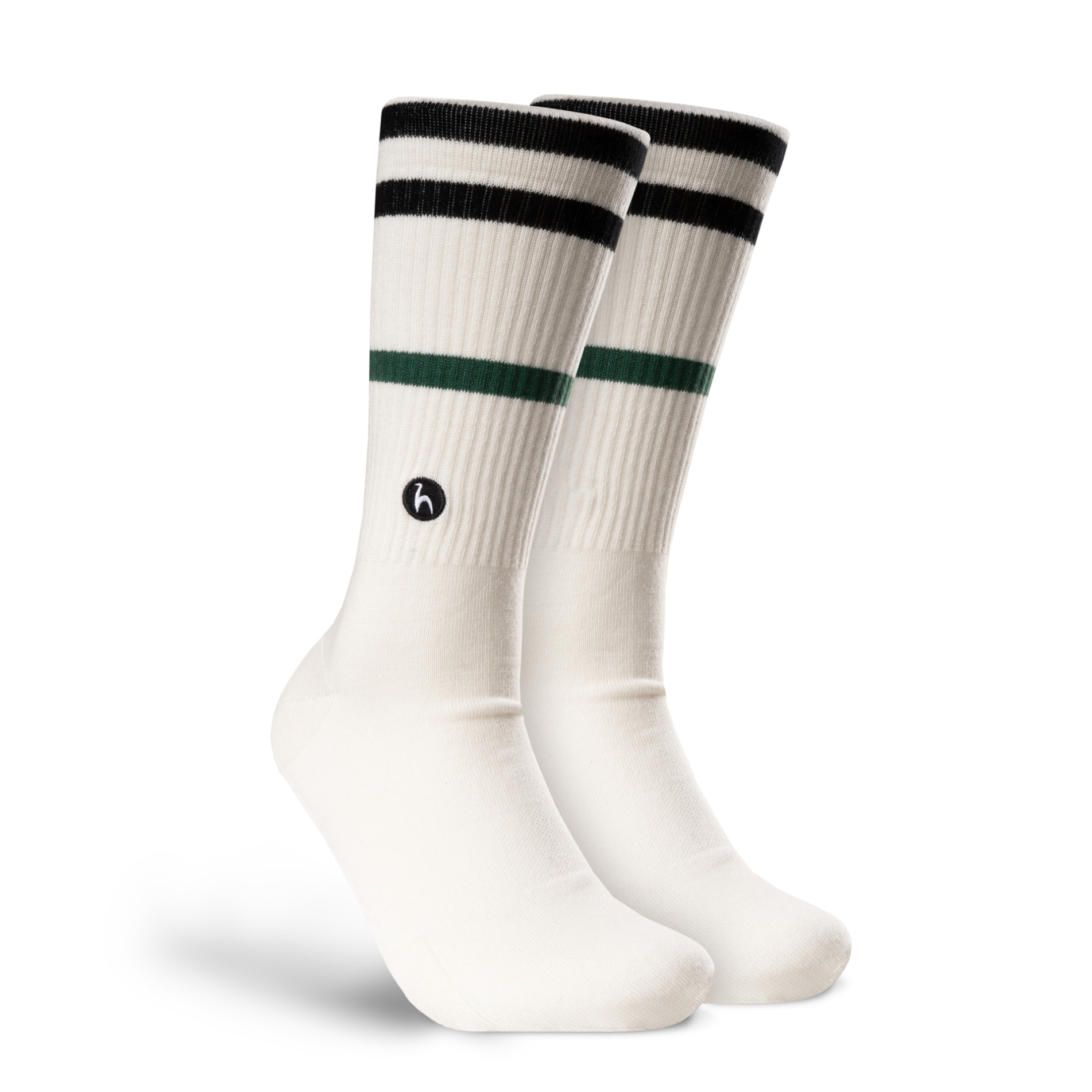Futah - Calcetines Rayas Negro Crudo (1)
