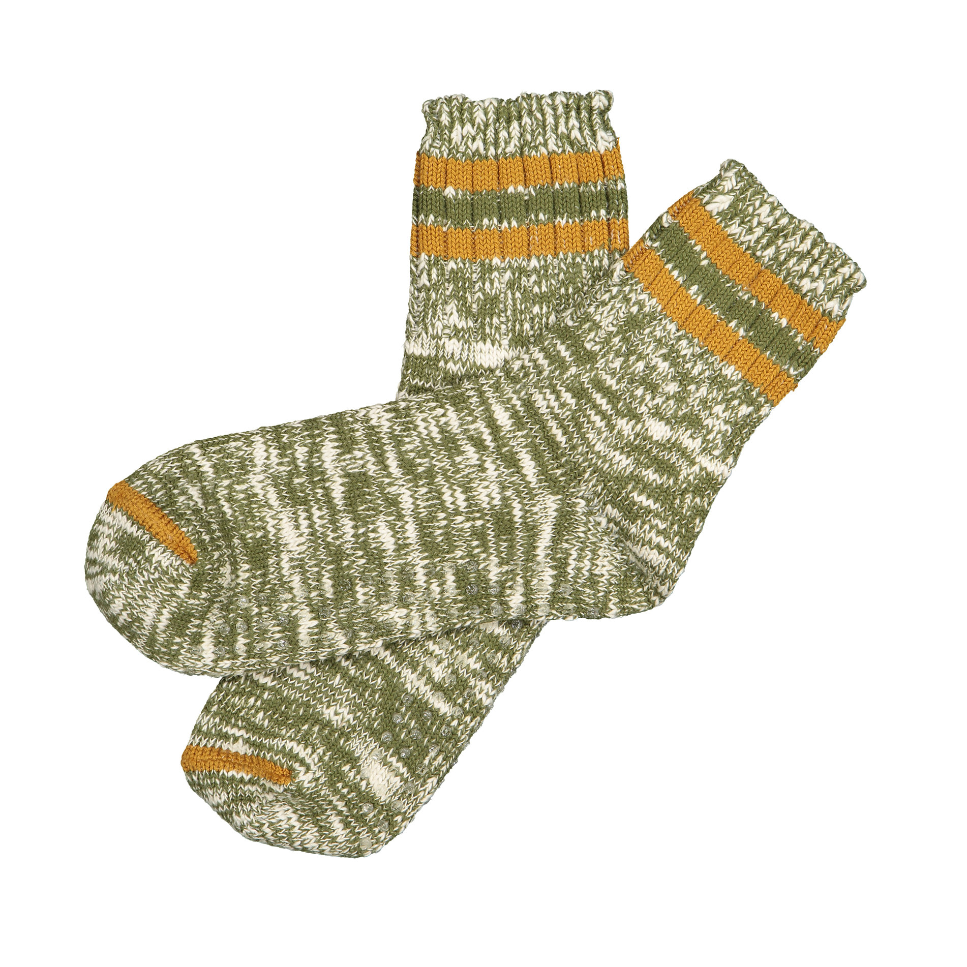 Futah - Calcetines de Algodón Flamé Verde (2)