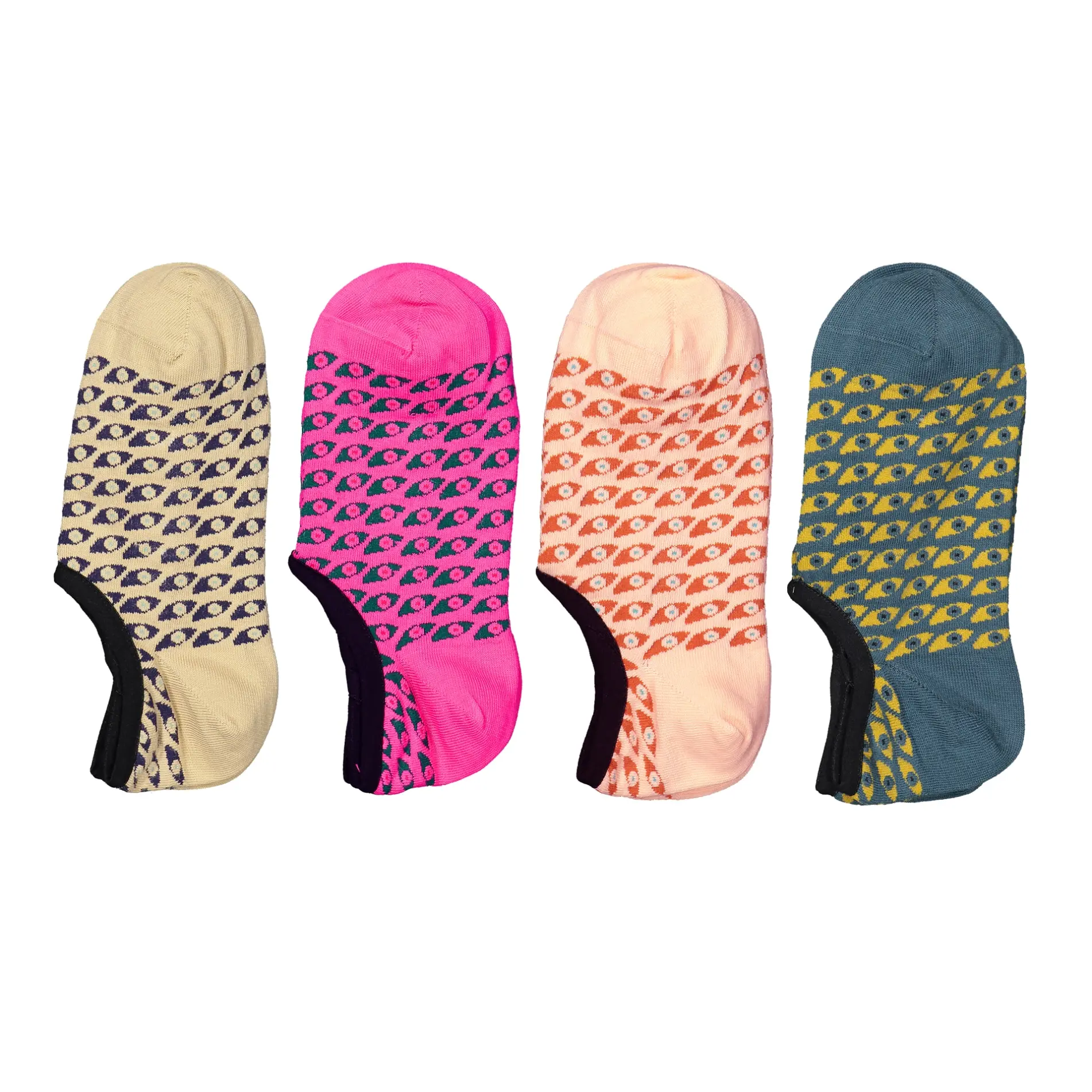 Futah - 4-Pack Chaussettes Daintree No Show (1)