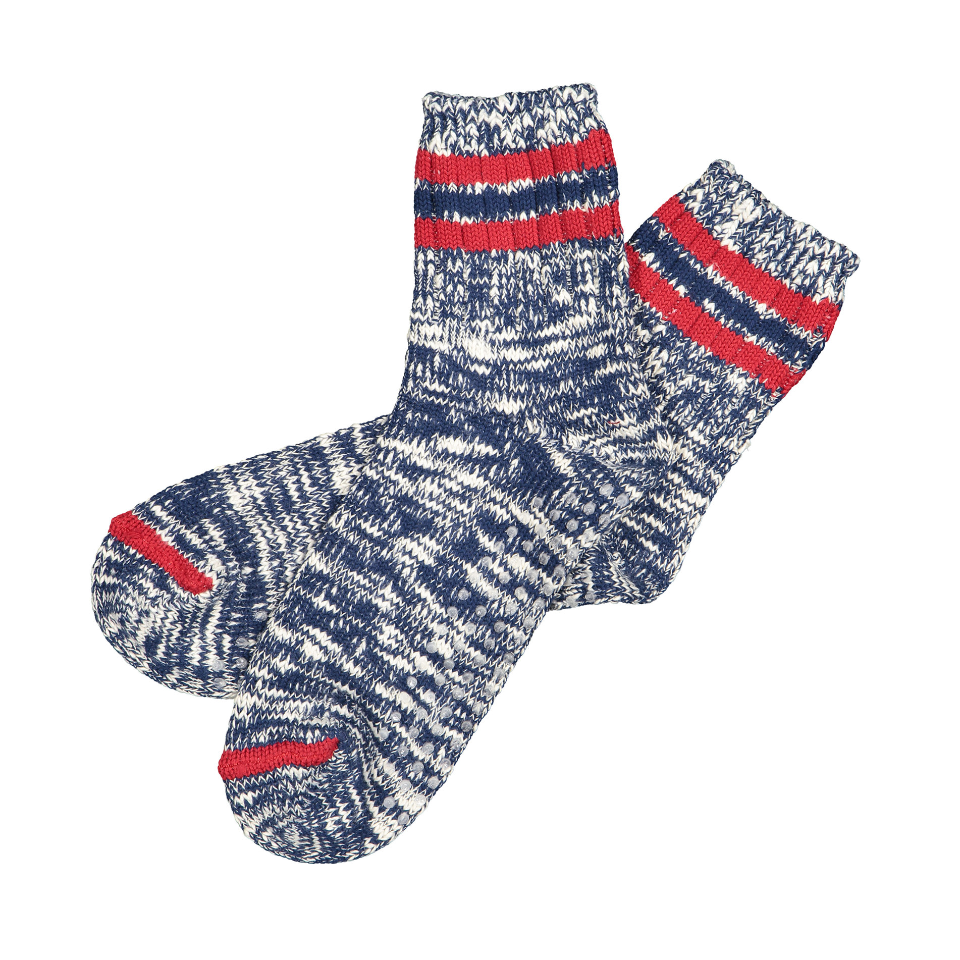 Futah - Calcetines de Algodón Flamé Azul (2)