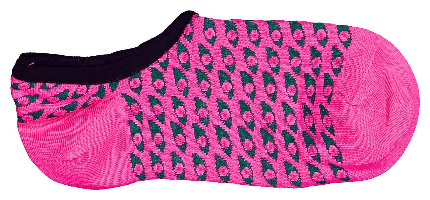 Futah - Chaussettes Rose Daintree No Show (1)