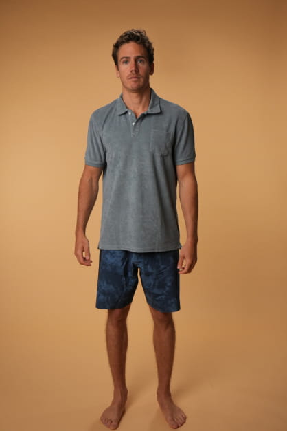 Terry Polo Mineral Grey