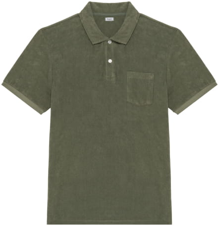 Polo Eponge Khaki