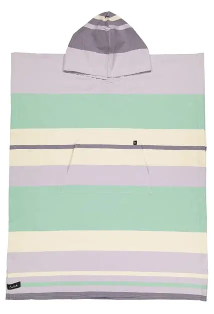 Papua Vert & Violet Poncho 