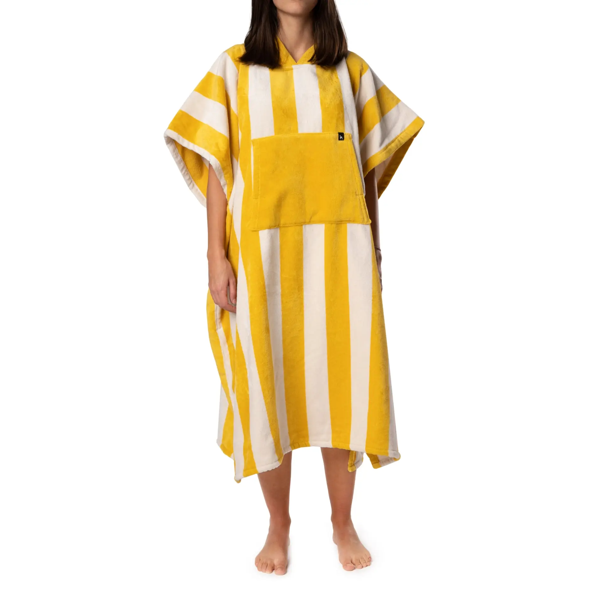 Futah - Bedu Jaune Poncho Épongé  (3)