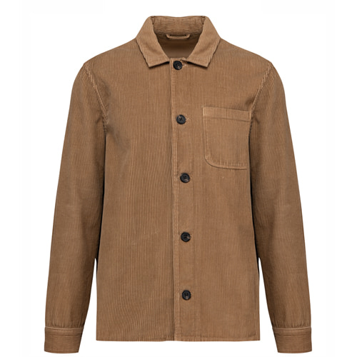 Futah - Veste en velours côtelé beige (1)