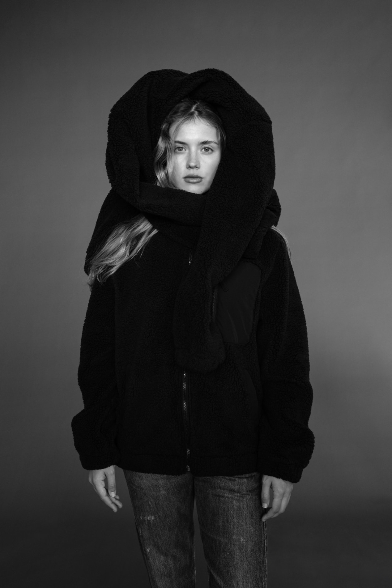 Futah - Chaqueta Sherpa Negro (4)