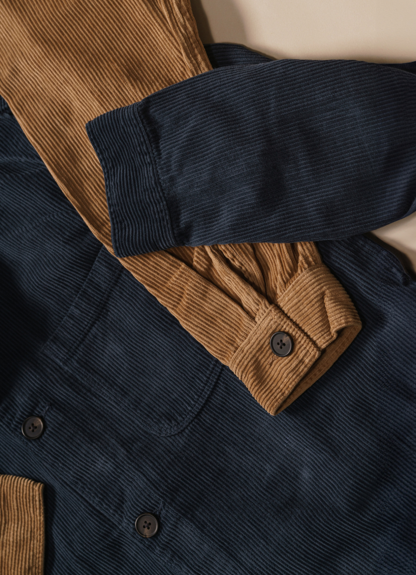 Futah - Chaqueta de pana Azul (3)