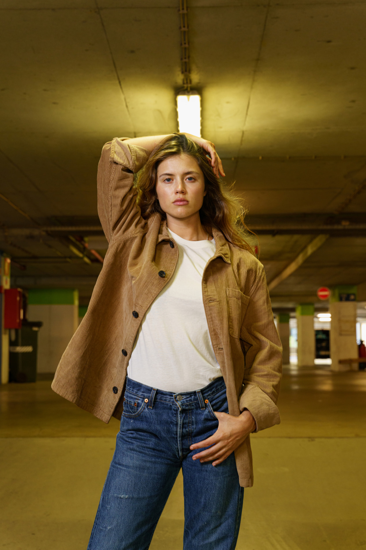 Futah - Chaqueta de pana beige (5)
