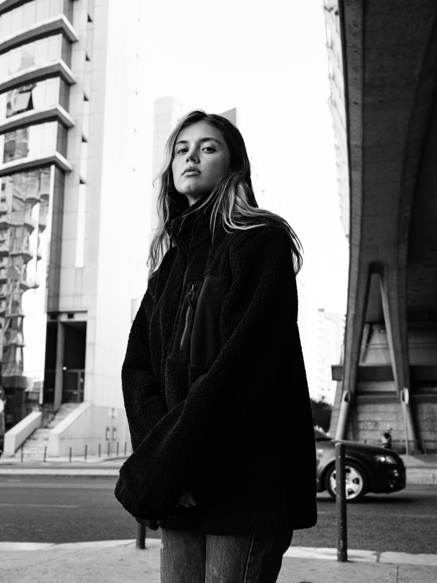Futah - Chaqueta Sherpa Negro (2)