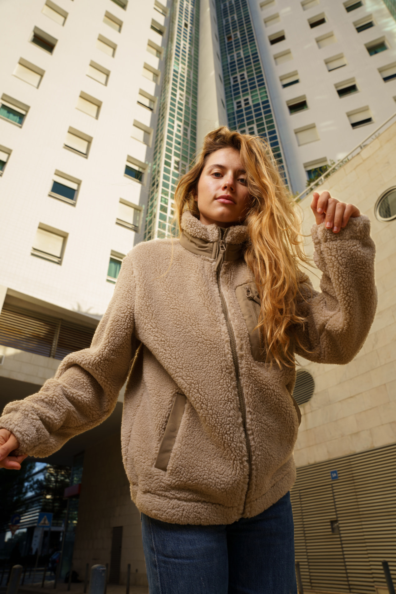 Futah - Veste Sherpa Bege (5)