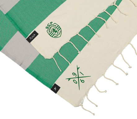 Sporting Clube de Portugal Toalla de playa - Oficial (2)