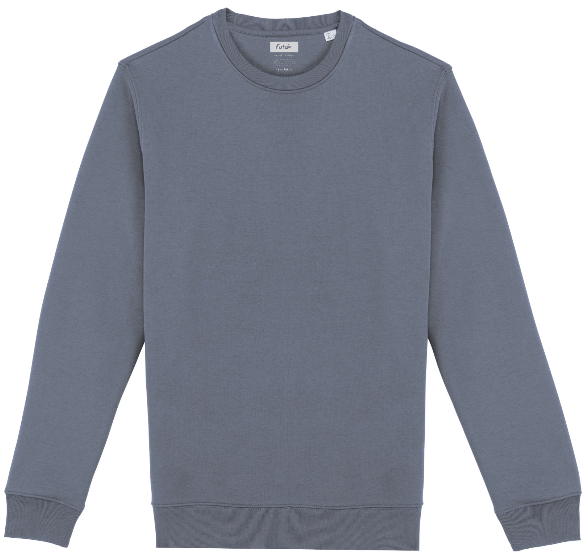 Futah - Sudadera Algodón Orgánico - Playa Gris (4)