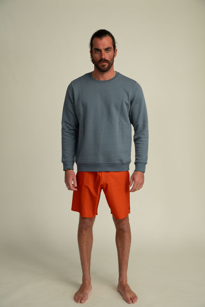 Futah - Sudadera Algodón Orgánico - Playa Gris (1)