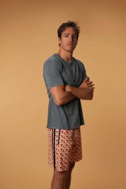 Camiseta de algodón orgánico gris mineral - Playa (2)