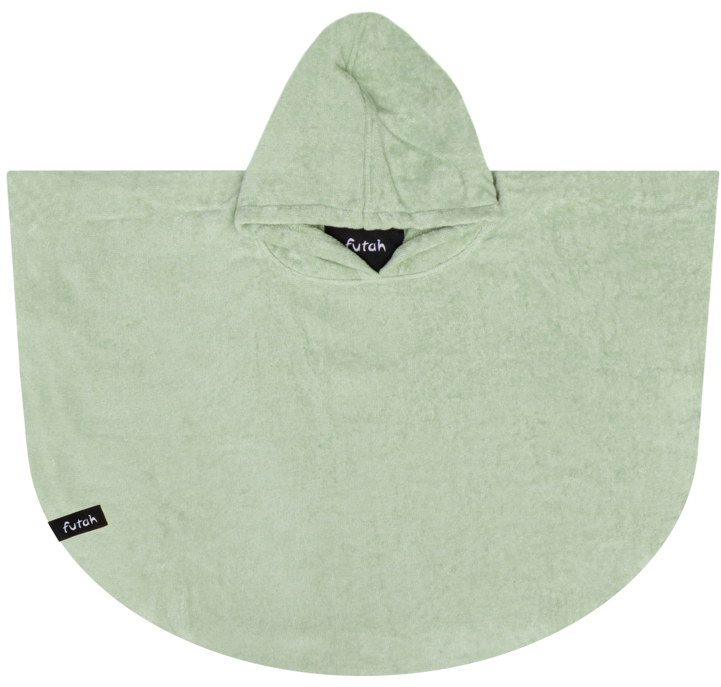 Futah - Ericeira Verde Poncho de Rizo Bebé (1)
