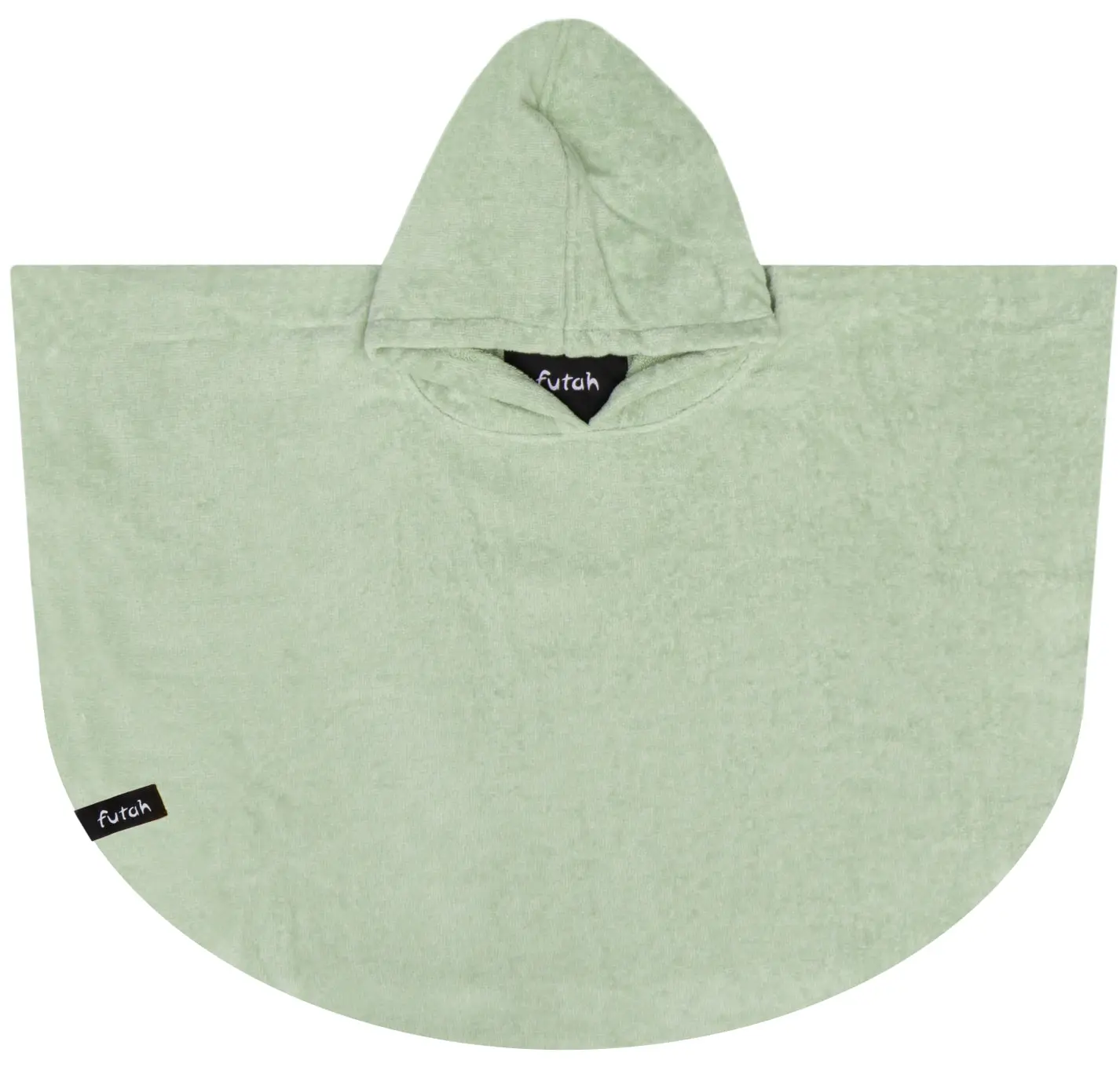 Futah - Ericeira Vert Poncho Épongé Baby (1)