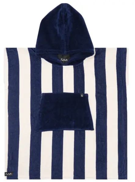Bedu Bleu Poncho Épongé Enfant (2)