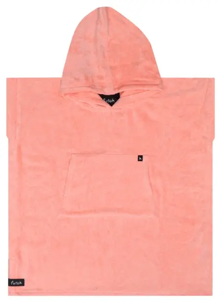 Ericeira Corail Poncho Épongé Enfant (2)